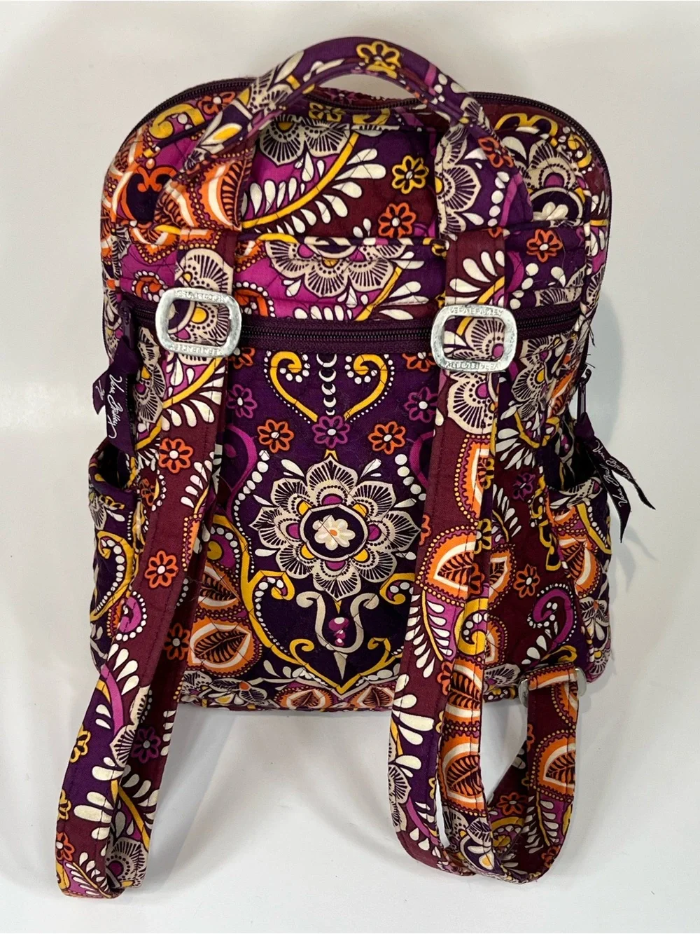Vera Bradley Retired Safari Sunset Pattern Medium Backpack School Bag - EUC!